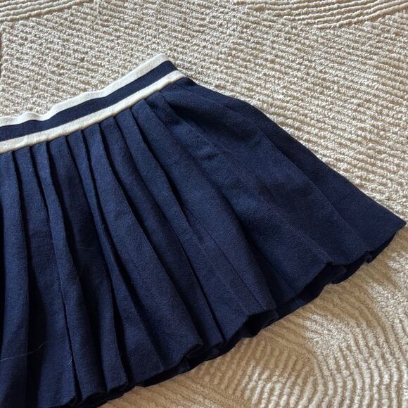 Aerie Dark Blue Pleated Mini Skirt - Picture 5 of 7